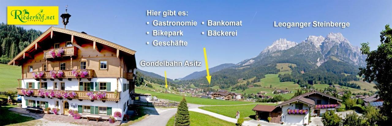 Hotel Riederhof Leogang Exterior foto